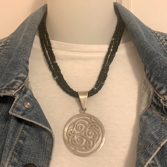 SILPADA Sterling Silver *Retired* Celtic Necklace - Picture 2 of 10